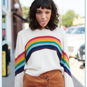 Rainbow 🌈 crop sweater